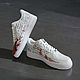 Кастомные кроссовки белые Nike Air Force 1 унисекс ручная роспись. Кроссовки. O-Go-Art.Кастомизация одежды и обуви. Ярмарка Мастеров.  Фото №10