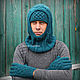 Order Warm set 'Viking' - hat, Snood, gloves. Shop Natalia Glebovskaya. Livemaster. . Headwear Sets Фото №3