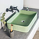 Раковина в ванную из архитектурного бетона. Мебель для ванной. StoneTreeStudio. Ярмарка Мастеров.  Фото №4