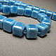 Ceramic bead square, cube 8 mm, Beads1, Dolgoprudny,  Фото №1
