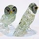 Interior figurine made of colored glass polar Owl Degrand, Figurines, Moscow,  Фото №1