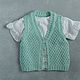 Ажурный жилет вязаный для девочки, р. 110. Жилет. VA kids knitwear. Интернет-магазин Ярмарка Мастеров.  Фото №2