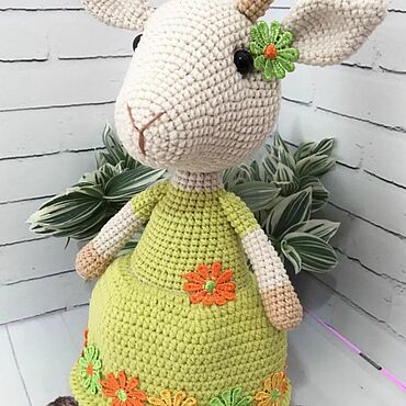 Куклы и игрушки ручной работы. Ярмарка Мастеров - ручная работа Козочка. Handmade.