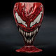 Carnage / Carnage / Glass. Marvel Comics 0.7 l. Spider-Man. Mugs and cups. alex-sharikov. Online shopping on My Livemaster.  Фото №2