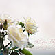 Miniature roses ivory color. Flowers. KG_flowers. My Livemaster. Фото №4