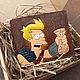 Заказать Мем Бумажник Fallout ручной работы shut up and take my bottlecaps. Crazy Leather Goods. Ярмарка Мастеров. . Кошельки Фото №3