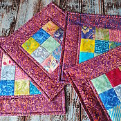 Patchwork path on the table 