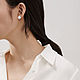 Серьги-пусеты круглые из серебра 925. Серьги-пусеты. *JewelErza *. Ярмарка Мастеров.  Фото №4
