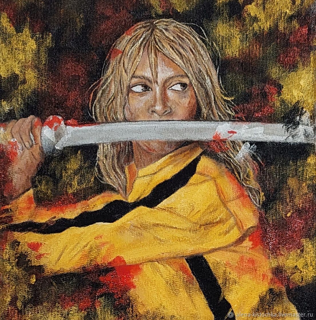 Свитшот худи с рисунком Kill Bill - Убить Билла – заказать на Ярмарке  Мастеров – TY7AYRU | Свитшоты, Москва