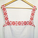 Order Russian Embroidered Summer Linen Sundress. KubanLad. Livemaster. . Costumes3 Фото №3
