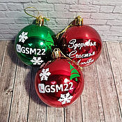 Сувениры и подарки handmade. Livemaster - original item Christmas balls, Christmas tree toys, decorations. Handmade.