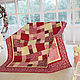 Patchwork quilt ' cranberry'. Bedspreads. QuiltGreen. Online shopping on My Livemaster.  Фото №2