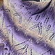 Shawl knitting Wisteria fishnet big, Shawls, Borskoye,  Фото №1