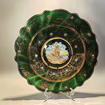 Винтаж ручной работы. Ярмарка Мастеров - ручная работа Винтаж: Старинное блюдо. Handmade.