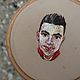  портрет. Картины. embroidery portrait. Ярмарка Мастеров.  Фото №5
