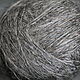  gray yarn made of goat down, Yarn, Orenburg,  Фото №1