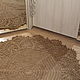 Pad made of jute with lace trim. Carpets. Ekostil. Online shopping on My Livemaster.  Фото №2