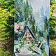 'Coniferous place', oil painting on canvas, Pictures, Moscow,  Фото №1