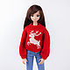 Свитер для куклы 1/3 BJD, Smart Doll, Dollfie Dream. Одежда для кукол. ToyFairyTale. Ярмарка Мастеров.  Фото №6