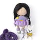 Заказать Текстильная интерьерная кукла Кира. Konfetki.dolls (Konfetkidolls). Ярмарка Мастеров. . Тыквоголовка Фото №3