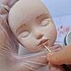 MK 'Doll's head with a face made of Mold. Courses and workshops. Dolls by Margaret. My Livemaster. Фото №5