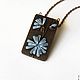 Pendant from polymer clay Chicory. Pendants. Wild Onion Art. Online shopping on My Livemaster.  Фото №2