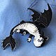 Brooch dragon: Toothless Cub. How to train your dragon. Brooches. master Alena Litvin. My Livemaster. Фото №6