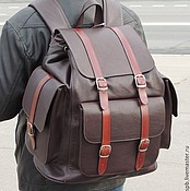 Женский рюкзак кожаный коричневый Бонди Мод Р52 -722