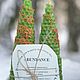 Green CANDLES GIFT candlestick - ABUNDANCE - saffron, juniper. Wish Candle. Jewerly for Happiness. Online shopping on My Livemaster.  Фото №2
