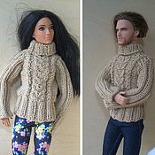 Куклы и игрушки handmade. Livemaster - original item A sweater for Barbie and Kenp.. Clothes for Barbie.. Handmade.