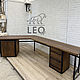 Заказать Стол угловой из дуба на заказ LF-858. Leo-loft. Ярмарка Мастеров. . Столы Фото №3