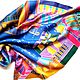 Handkerchief batik 'City of dreams' silk handkerchief, Shawls1, Ramenskoye,  Фото №1