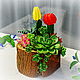Cactus y suculentas. Composition. florist_lyudmila. Интернет-магазин Ярмарка Мастеров.  Фото №2