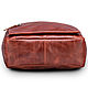 Кожаный рюкзак "Джессика" (рыжий антик). Рюкзаки. Кожинка. Ярмарка Мастеров.  Фото №5