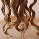 Order Hair for dolls is natural. ( Amber, the color of raw amber). Hair and everything for dolls. Livemaster. . Doll hair Фото №3