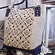 Сумка-tote"В старом парке". Сумка-тоут. Ирина Козырева  Творю,мечтая.... Интернет-магазин Ярмарка Мастеров.  Фото №2