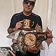 Заказать Часы в стиле стимпанк  механическая рыба " LORD ". steampunkclock777. Ярмарка Мастеров. . Прикольные подарки Фото №3