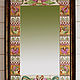 Painting ceramics. Large mirror 'Bird-sirens'. Mirror. Frida Gots. Online shopping on My Livemaster.  Фото №2