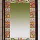 Painting ceramics. Large mirror 'Bird-sirens'. Mirror. Frida Gots.    Rospis farfora. Online shopping on My Livemaster.  Фото №2