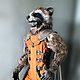 Rocket Racoon. Мягкие игрушки. Елена Морозова (honani). Ярмарка Мастеров.  Фото №4