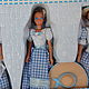 Заказать ДЛЯ ПРИМЕРА - 3 куколки Barbie "Little Debbie" -1998 год. Антик-Фарфор КУКЛЫ (DollyDoll). Ярмарка Мастеров. . Интерьерная кукла Фото №3
