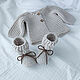 Set for newborn. The jacket and booties. Gift for newborn. babyshop. My Livemaster. Фото №4