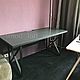 Стол двойной из дерева. Столы. WOOD LOFT (woodloftmsk). Ярмарка Мастеров.  Фото №4