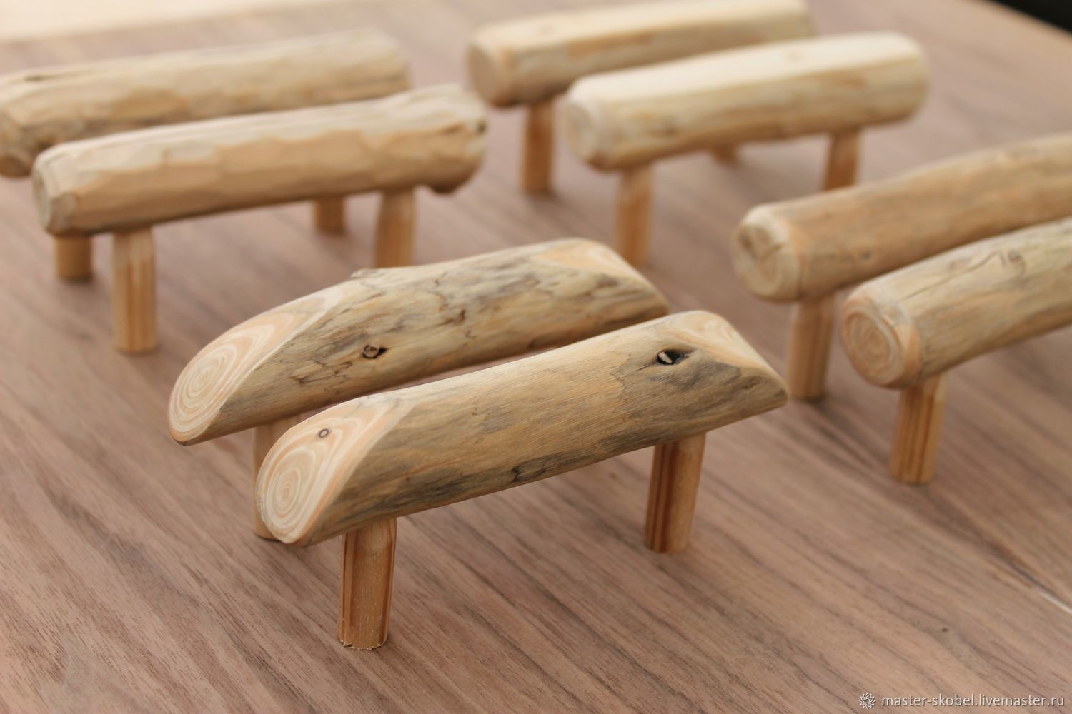 Деревянные ручки для мебели