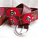 POPPIES(different)strap leather. Straps. ZERGY. Online shopping on My Livemaster.  Фото №2