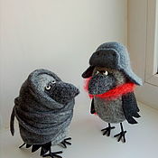 Куклы и игрушки handmade. Livemaster - original item A couple of crows 