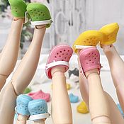 Куклы и игрушки handmade. Livemaster - original item Doll crocs, doll shoes. Handmade.