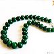 Order emerald. ' Accumbency' beads-necklace natural emerald. Design jewelry. Livemaster. . Necklace Фото №3