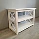 Shoe rack, bench, banquette, bedside table Bergen white, Shoemakers, Moscow,  Фото №1