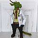 Дракон Dr.Drago.Войлочная интерьерная игрушка, Войлочная игрушка, Подольск,  Фото №1